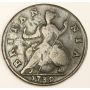 1739 great Britain Half Penny VG