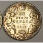 1909 1910 Canada 50 Cents King Edward VII Half Dollars 