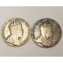 1909 1910 Canada 50 Cents King Edward VII Half Dollars 