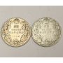 1910 & 1911 Canada 50 Cents last Edward VII & 1st George V 