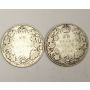 1902 & 1914 Canada 50 Cents AG/G