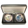2x 2015 1-oz 999 silver coins AFRICAN ELEPHANT DAY & NIGHT 