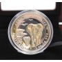 2015 1-oz 999 silver AFRICAN ELEPHANT High relief Cameo Proof
