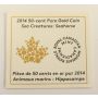 2014 Canada 1/25 ounce Gold coin Sea Horse 