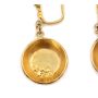 Gold Nuggets Gold Pan screwback 14K Earrings vintage Yukon 