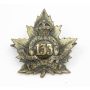 WW1 CEF 133rd Norfolks Own Overseas Battalion Norfolk County Cap Badge