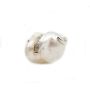 18 Karat White Gold Mouse shaped Pearl Pendant with Diamond Collar