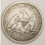 1844-O  Seated Liberty half dollar VG10