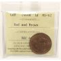 1900H Canada Large Cent ICCS MS62 Red and Brown