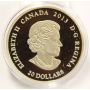 2013 Canada Maple Leaf Impression Silver $20 Dollar Proof Coin