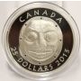 2013 CANADA 25 Dollars Proof Silver GRANDMOTHER MOON MASK