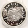 2013 Canada $20 dollars fine silver- The Beaver