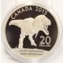 3x 2013 2014 and 2015 Canada $20 Canadian Dinosaurs 1 oz Silver Coins 