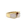2.36ct Diamonds 18K yellow gold ring 