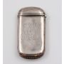 WWI  .925 silver MATCH SAFE with Fleur De Lis  