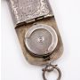 Sovereign Holder & Match Safe .925 silver L.S. 1/4 Mile Won by J A STEWART 1901