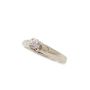 18 Karat White Gold Ladies 0.20 Carat Diamond Engagement Ring 