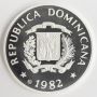 Dominican Republic 10 Pesos silver coin 1982 Year of The Child