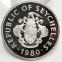 Seychelles 1980 50 Rupees silver coin Year of The Child Gem Mirror Cameo Proof