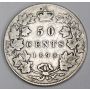 1898 Canada 50 Cents silver coin nice VG