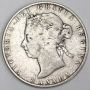 1898 Canada 50 Cents silver coin nice VG
