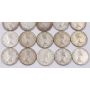 20x 1954 Canada 50 Cents 20-coins one roll 