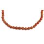 Burmese Jade 21 inch necklace 14K yg clasp w/safety catch