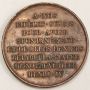 France 1814-1824 Louis XVIII and Henri IV bronze medal