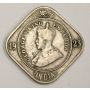 India 1923 Two Annas coin