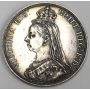 1887 Great Britain silver Crown EF/AU