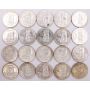 Canada British Columbia Silver Dollars 1858-1958 Totem Pole 20-coins CH UNC