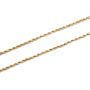 10K yg Rope Chain Necklace 18 inches with Box catch & Safety catch 