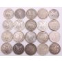 20x Morgan Silver Dollars 1878 to 1921  