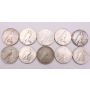 10x Peace silver dollars 5x1922 1924 1925 1926d 2x1926s 10-coins see images