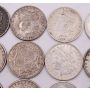 Morgan & Peace silver dollars 1883-1922 20-circulated coins see list & image
