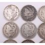 20x Morgan Silver Dollars 1878 to 1921  