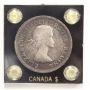 1954 Canada silver $1 dollar Rotated Die error Choice AU