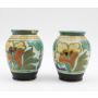 Regina Gouda Pottery Holland vases Royal PEGGY 2-vases 
