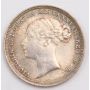1886 Great Britain silver Sixpence Choice almost Uncirculated 