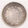 1850 A france 50 centimes silver coin Fine+ condition