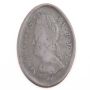 1754 elongated farthing Great Britain copper coin