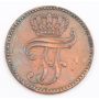 1855 A Mecklenburg Schwerin 3 Pfenninge Friedrich Franz II coin
