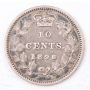 1898 Canada 10 cents coin obverse-6  nice VF