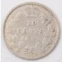1893 Canada 10 cents Flat Top 3 Obverse 6  G/VG weak date