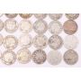 1919 Canada 10 cents silver One roll of 50 coins all nice 