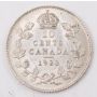 1933 Canada 10 cents Choice AU53