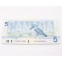 40x 1986 Canada $5 consecutive banknotes very light offset printing Gem UNC EPQ