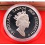 2000 Canada $15 Year of the Dragon Sterling Silver & Gold Plated Cameo
