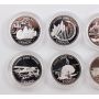 1999 Canada Millennium 12-coin 25-Cents Proof Sterling Silver Set