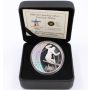 2008 Canada $25 Freestyle Olympic Skiing Sterling Silver Hologram